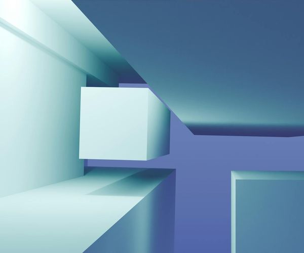 Abstract clean geometric shapes illustrating consistency